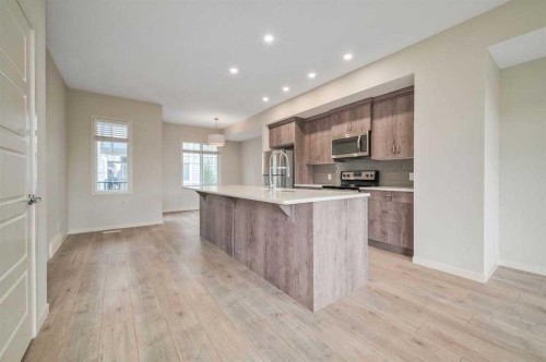 607 Nolanlake Villas Nw, Calgary, AB - Indoor Photo Showing Kitchen With Upgraded Kitchen