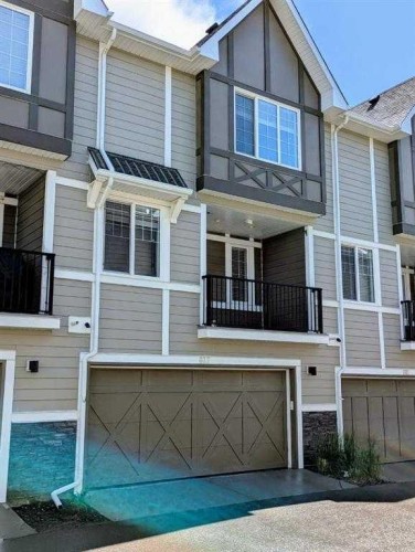 607 Nolanlake Villas Nw, Calgary, AB - Outdoor With Balcony With Facade