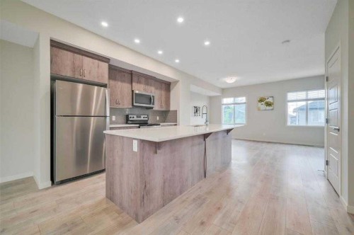 607 Nolanlake Villas Nw, Calgary, AB - Indoor Photo Showing Kitchen With Upgraded Kitchen
