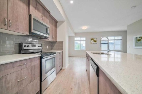 607 Nolanlake Villas Nw, Calgary, AB - Indoor Photo Showing Kitchen With Upgraded Kitchen