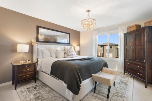 92 Thoroughbred Boulevard, Cochrane, AB - Indoor Photo Showing Bedroom
