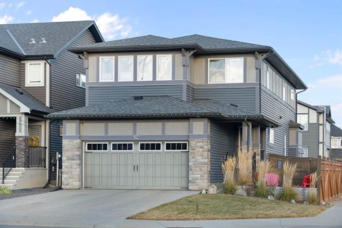 92 Thoroughbred Boulevard, Cochrane, AB - Outdoor With Facade