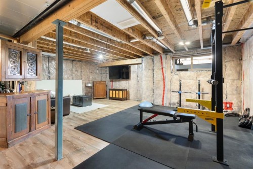 92 Thoroughbred Boulevard, Cochrane, AB - Indoor Photo Showing Basement