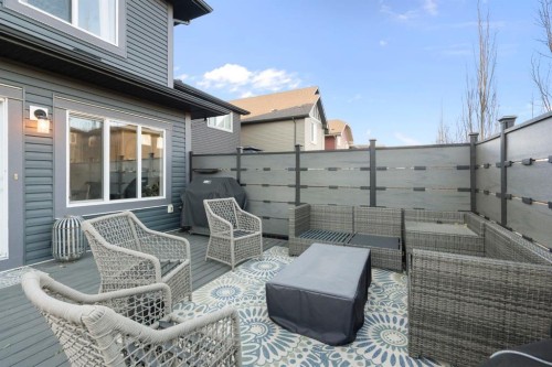 92 Thoroughbred Boulevard, Cochrane, AB - Outdoor With Deck Patio Veranda With Exterior