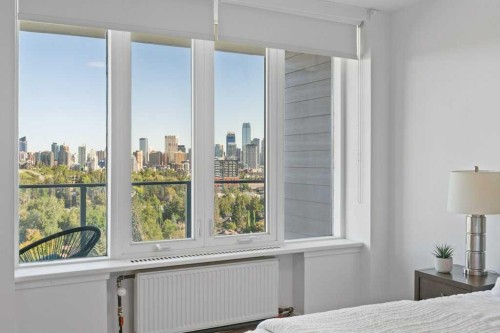 708-3204 Rideau Place Sw, Calgary, AB - Indoor Photo Showing Bedroom