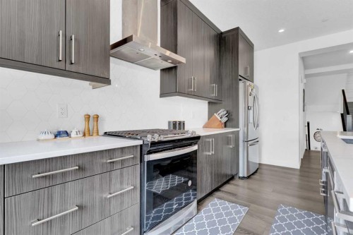 264 Lucas Way Nw, Calgary, AB - Indoor Photo Showing Kitchen