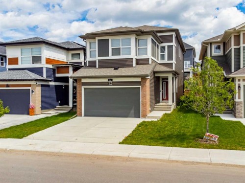 264 Lucas Way Nw, Calgary, AB - Outdoor With Facade
