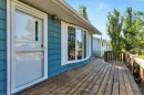 516 Poplar Avenue, Trochu, AB  - Outdoor With Deck Patio Veranda With Exterior 