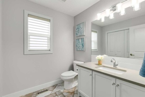 1719 Woodside Boulevard Nw, Airdrie, AB - Indoor Photo Showing Bathroom