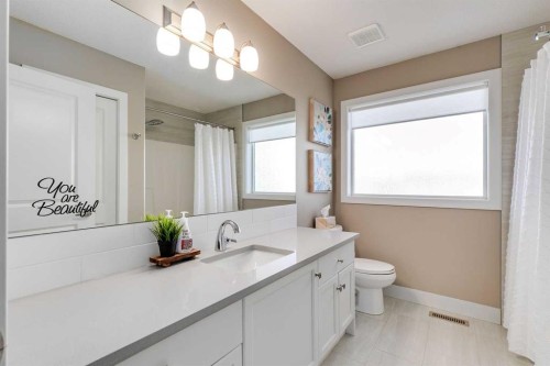 1719 Woodside Boulevard Nw, Airdrie, AB - Indoor Photo Showing Bathroom