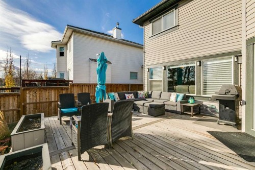 1719 Woodside Boulevard Nw, Airdrie, AB - Outdoor With Deck Patio Veranda With Exterior