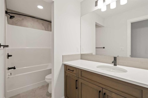 152 Creekstone Circle Sw, Calgary, AB - Indoor Photo Showing Bathroom