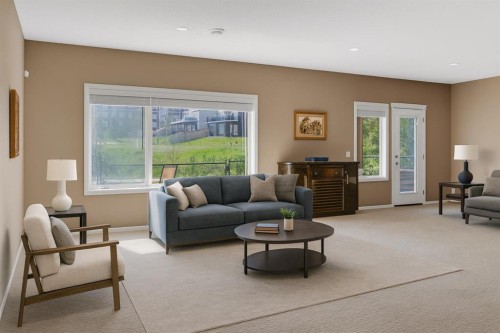 68 Nolanlake View Nw, Calgary, AB - Indoor Photo Showing Living Room