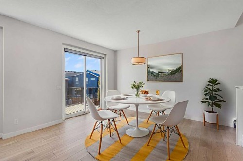 34 Sage Bluff Heights Nw, Calgary, AB - Indoor Photo Showing Dining Room