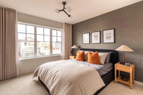 1457 Rangeview Drive Se, Calgary, AB - Indoor Photo Showing Bedroom
