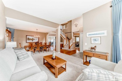 6 Mt Yamnuska Court Se, Calgary, AB - Indoor Photo Showing Living Room