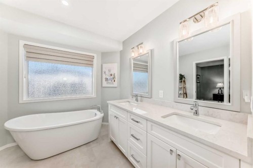 6 Mt Yamnuska Court Se, Calgary, AB - Indoor Photo Showing Bathroom