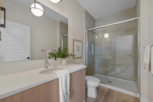 68 Buffaloberry Manor Se, Calgary, AB - Indoor Photo Showing Bathroom