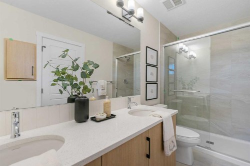 68 Buffaloberry Manor Se, Calgary, AB - Indoor Photo Showing Bathroom