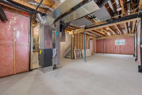 68 Buffaloberry Manor Se, Calgary, AB - Indoor Photo Showing Basement