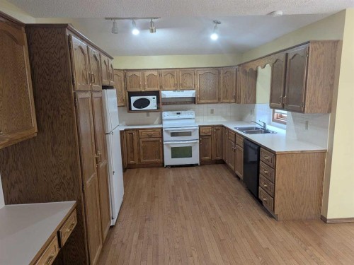 165 Woodford Drive Sw, Calgary, AB - Indoor Photo Showing Kitchen With Double Sink