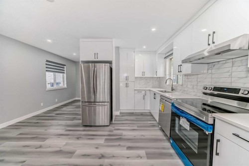 110 Falmere Way Ne, Calgary, AB - Indoor Photo Showing Kitchen With Stainless Steel Kitchen With Upgraded Kitchen