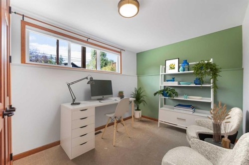 1619 47 Street Sw, Calgary, AB - Indoor Photo Showing Office