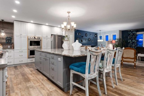 119016 273 Avenue East, Rural Foothills County, AB - Indoor Photo Showing Kitchen With Upgraded Kitchen