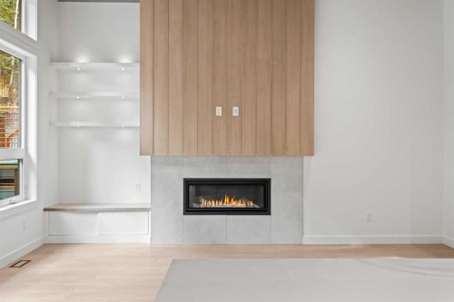 249B Three Sisters Drive, Canmore, AB - Indoor With Fireplace