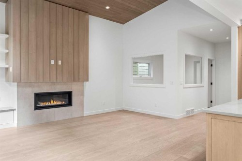 249B Three Sisters Drive, Canmore, AB - Indoor With Fireplace