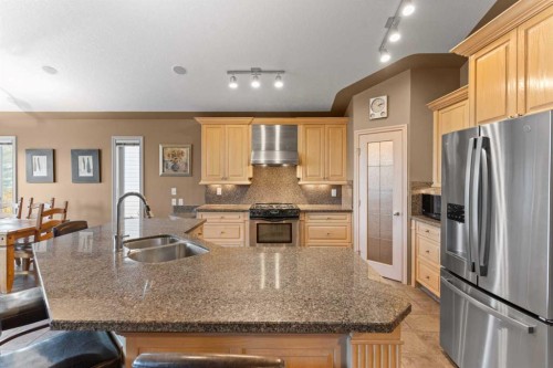 938 Panorama Hills Drive Nw, Calgary, AB - Indoor Photo Showing Kitchen With Stainless Steel Kitchen With Double Sink With Upgraded Kitchen
