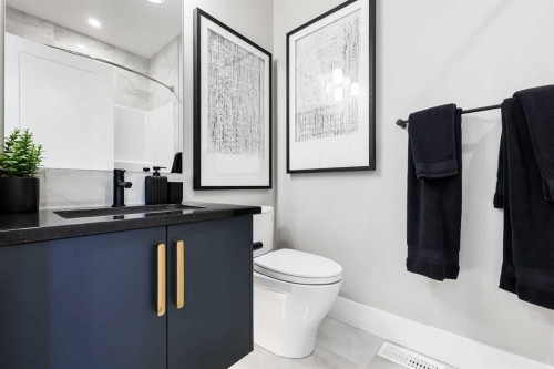 113-595 Mahogany Road Se, Calgary, AB - Indoor Photo Showing Bathroom