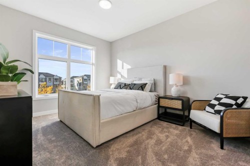 402-185 Mahogany Gardens Se, Calgary, AB - Indoor Photo Showing Bedroom