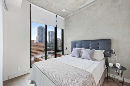 507-1010 6 Street Sw, Calgary, AB - Indoor Photo Showing Bedroom