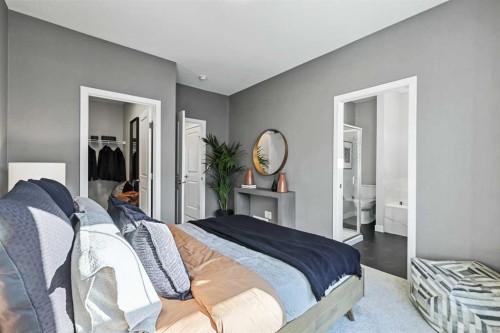 112-595 Mahogany Road Se, Calgary, AB - Indoor Photo Showing Bedroom