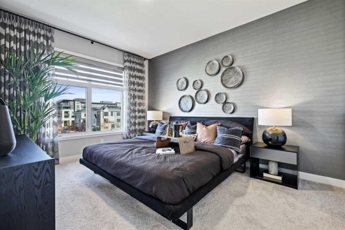 112-595 Mahogany Road Se, Calgary, AB - Indoor Photo Showing Bedroom