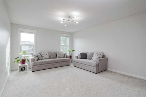 310 Mahogany Manor Se, Calgary, AB - Indoor Photo Showing Living Room