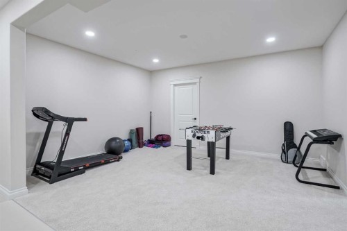 310 Mahogany Manor Se, Calgary, AB - Indoor Photo Showing Gym Room