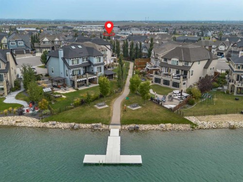 310 Mahogany Manor Se, Calgary, AB - Outdoor With Body Of Water With View