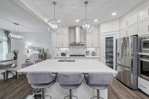 310 Mahogany Manor Se, Calgary, AB - Indoor Photo Showing Kitchen With Stainless Steel Kitchen With Upgraded Kitchen