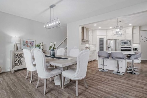 310 Mahogany Manor Se, Calgary, AB - Indoor Photo Showing Dining Room