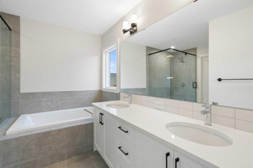 338 Rivercrest Road, Cochrane, AB - Indoor Photo Showing Bathroom
