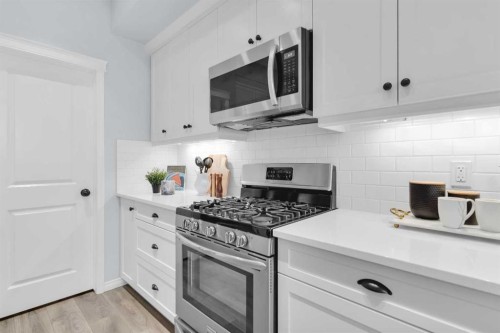 168 Masters Crescent Se, Calgary, AB - Indoor Photo Showing Kitchen With Upgraded Kitchen