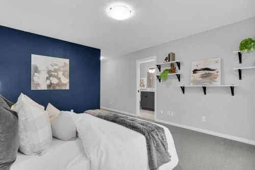 168 Masters Crescent Se, Calgary, AB - Indoor Photo Showing Bedroom