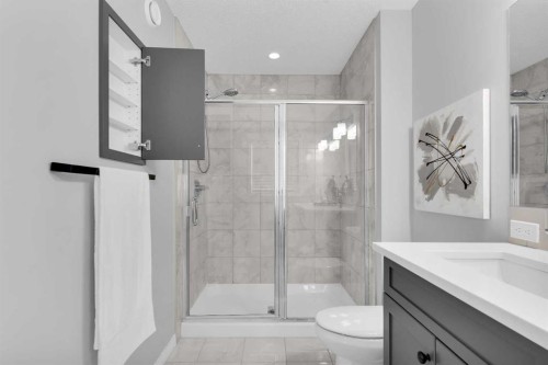 168 Masters Crescent Se, Calgary, AB - Indoor Photo Showing Bathroom