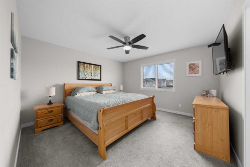 113 Amery Crescent, Crossfield, AB - Indoor Photo Showing Bedroom