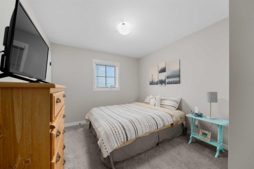 113 Amery Crescent, Crossfield, AB - Indoor Photo Showing Bedroom
