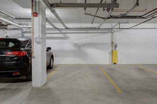 1209-550 Belmont Street Sw, Calgary, AB - Indoor Photo Showing Garage