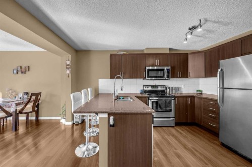 206 Cityscape Lane Ne, Calgary, AB - Indoor Photo Showing Kitchen With Stainless Steel Kitchen With Double Sink