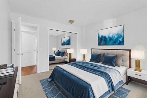 968 Bracewood Rise Sw, Calgary, AB - Indoor Photo Showing Bedroom